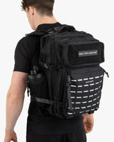 LARGE GYM BACKPACK BUILT FOR ATHLETES MONO CHROME